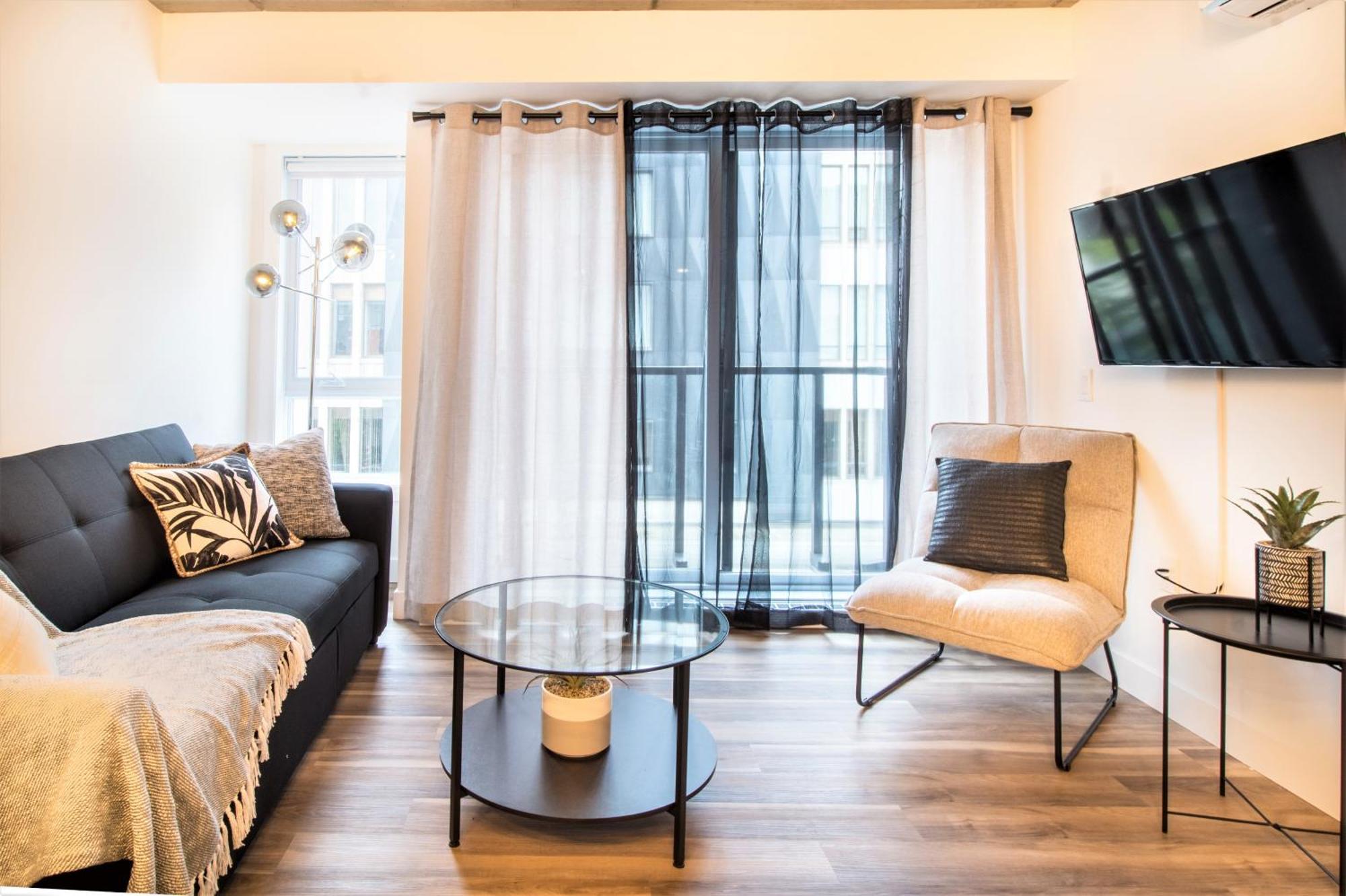 Condo Chic, Centre-Ville Piscine, Terrasse, Gym Québec Eksteriør billede